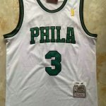 Maillot de Basket #3 Iverson Philadelphia 76ers 1997-98 Blanc